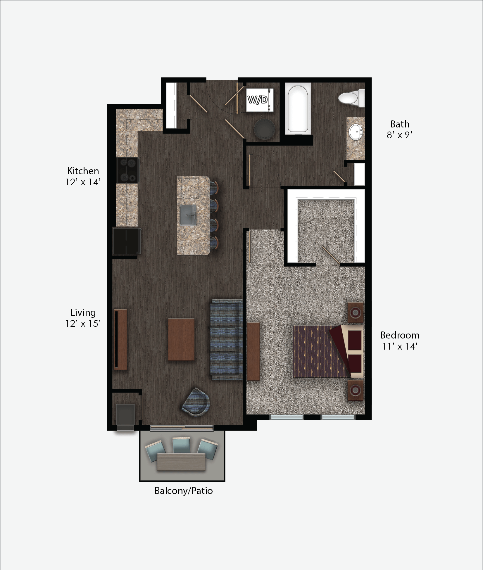 2540 Promenade Way Suite 1 Studio-3 Beds Apartment for Rent - Photo Gallery 24